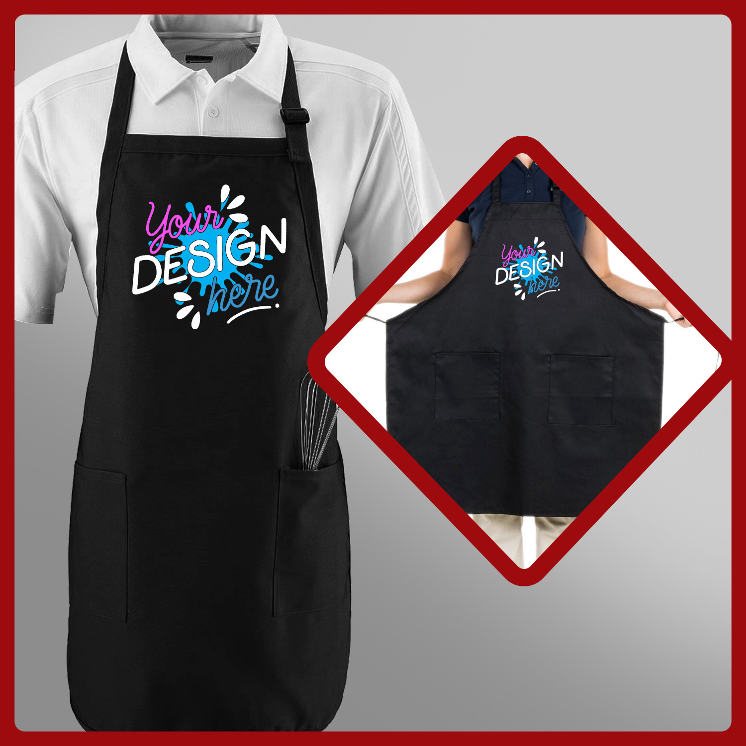 Augusta Sportswear - Full Length Apron with Pockets - 4350