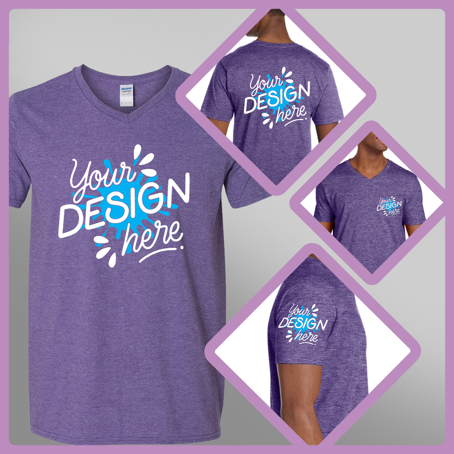 Gildan - Softstyle® V-Neck T-Shirt - 64V00