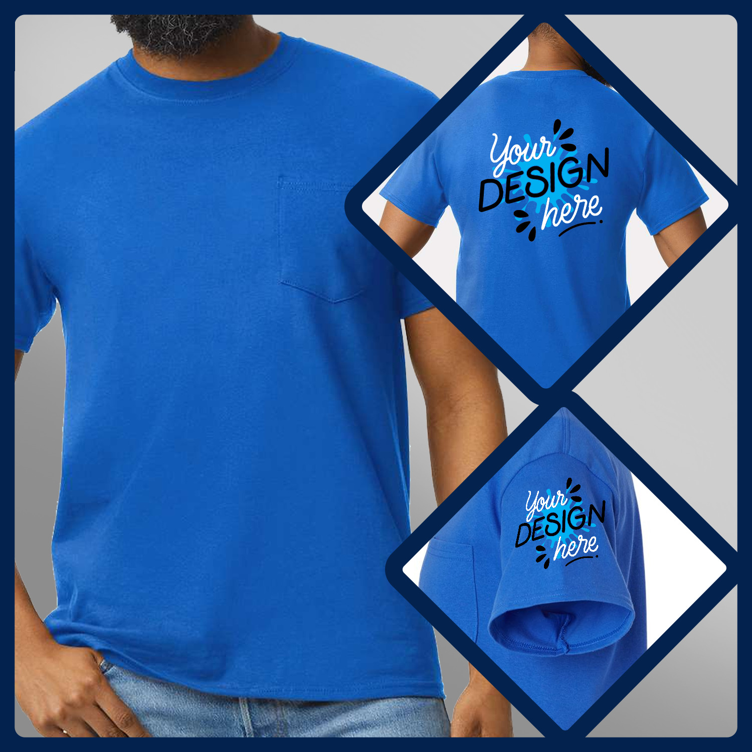 Gildan - Ultra Cotton® Pocket T-Shirt - 2300